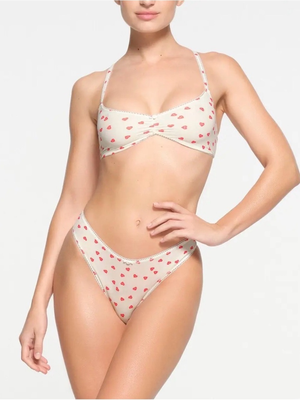 SKIMS 
Fits Everybody Picot Skimpy Scoop Bralette